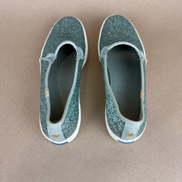 NWOT Keds for Kate Spade Triple Decker Kickstarter Glitter Sneakers, Womens 9.5 - Picture 11 of 14